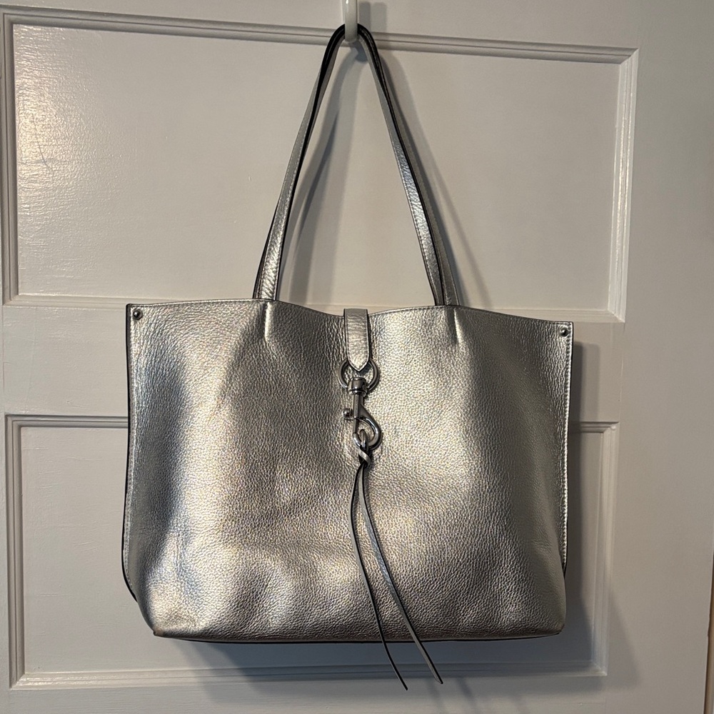Rebecca Minkoff Metallic Silver Tote